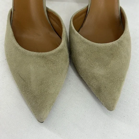 Vince Paulette D'Orsay Suede Pointed Toe Heels - Picture 3 of 10